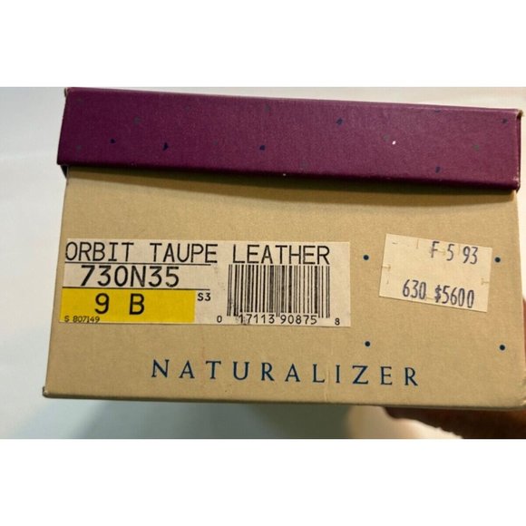 Women's Naturalizer Slip On Dress Shoe Size 9B Orbit Taube Leather Bow - Picture 9 of 9